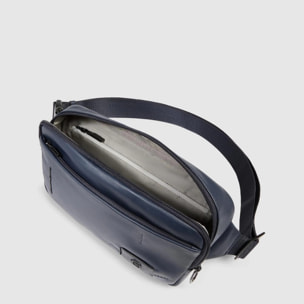 Piquadro Marsupio in pelle con sistema di sicurezza antifurto e protezione RFID