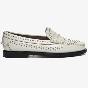 Sebago - Mocassini Donna Bianco - Dan Studs Woman