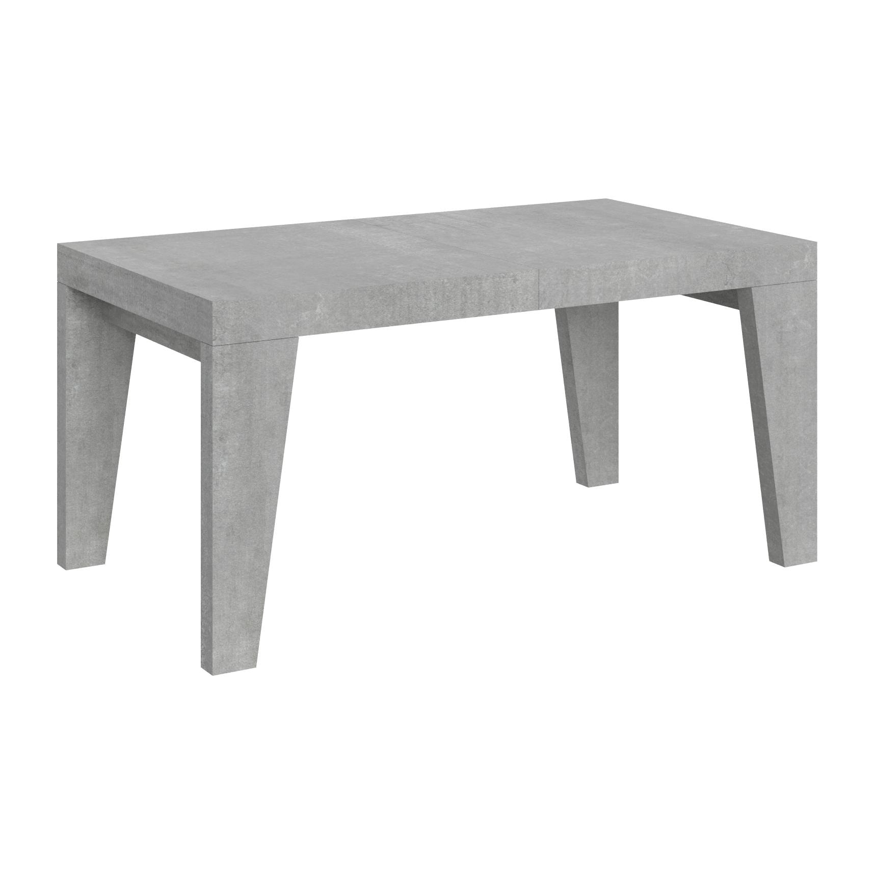 Mesa extensible 90x160/264 cm Naxy Cemento