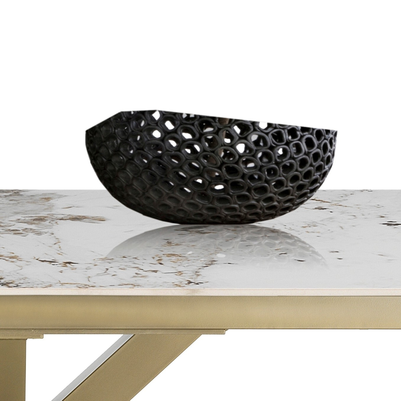 Oresteluchetta Tavolo allungabile DILLER ONICE GOLD