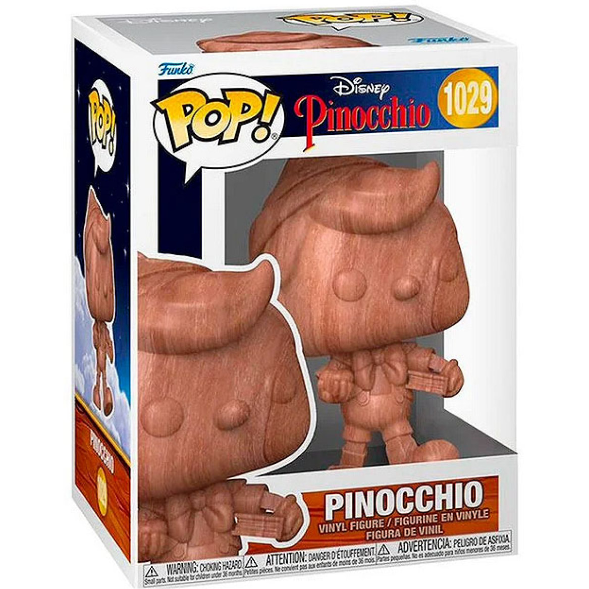 Disney Pinocchio Funko POP Vinile Figura Pinocchio di Legno 9 cm