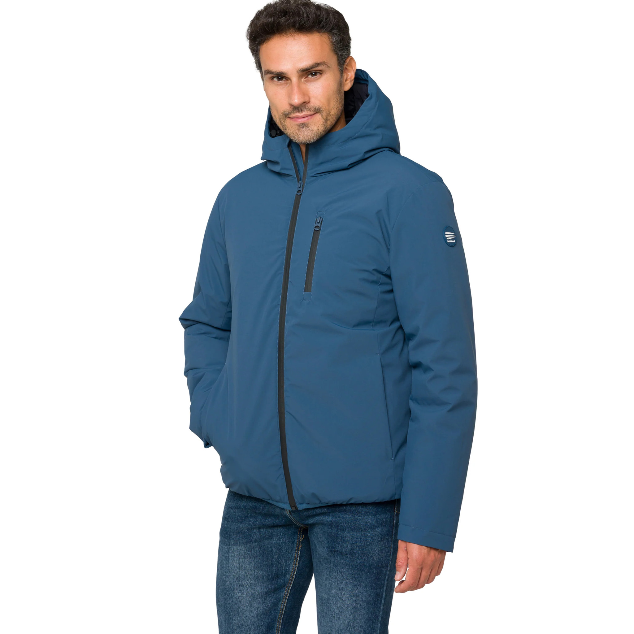 Chaqueta HAVELOK acolchada impermeable azul