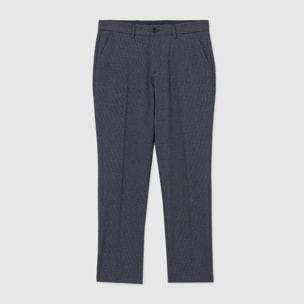 Pantalone chino in pied de poule