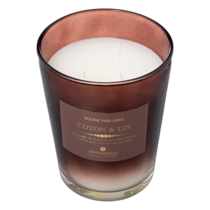 Bougie parfumée Alma 855g pot verre coton