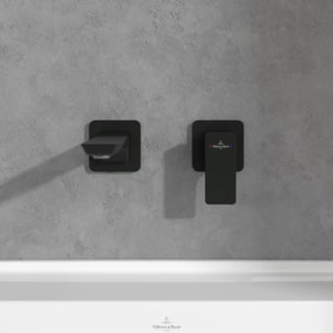 Mitigeur lavabo mural Subway 3.0 Noir mat