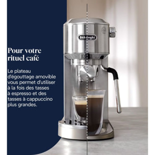 Machine à expresso DELONGHI Dedica Duo EC890.M - Metal