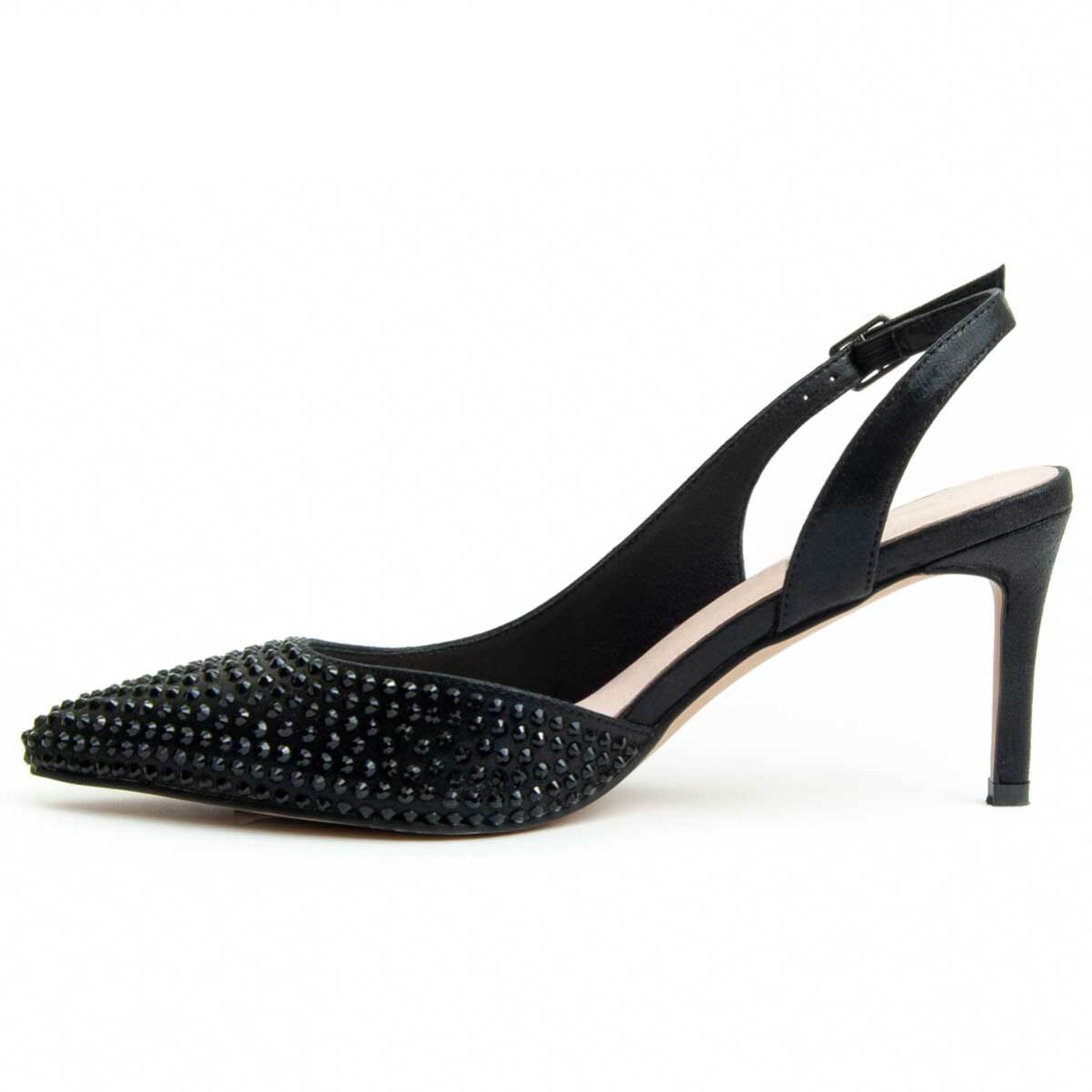 Zapato de tacón - Negro - Altura: 8 cm