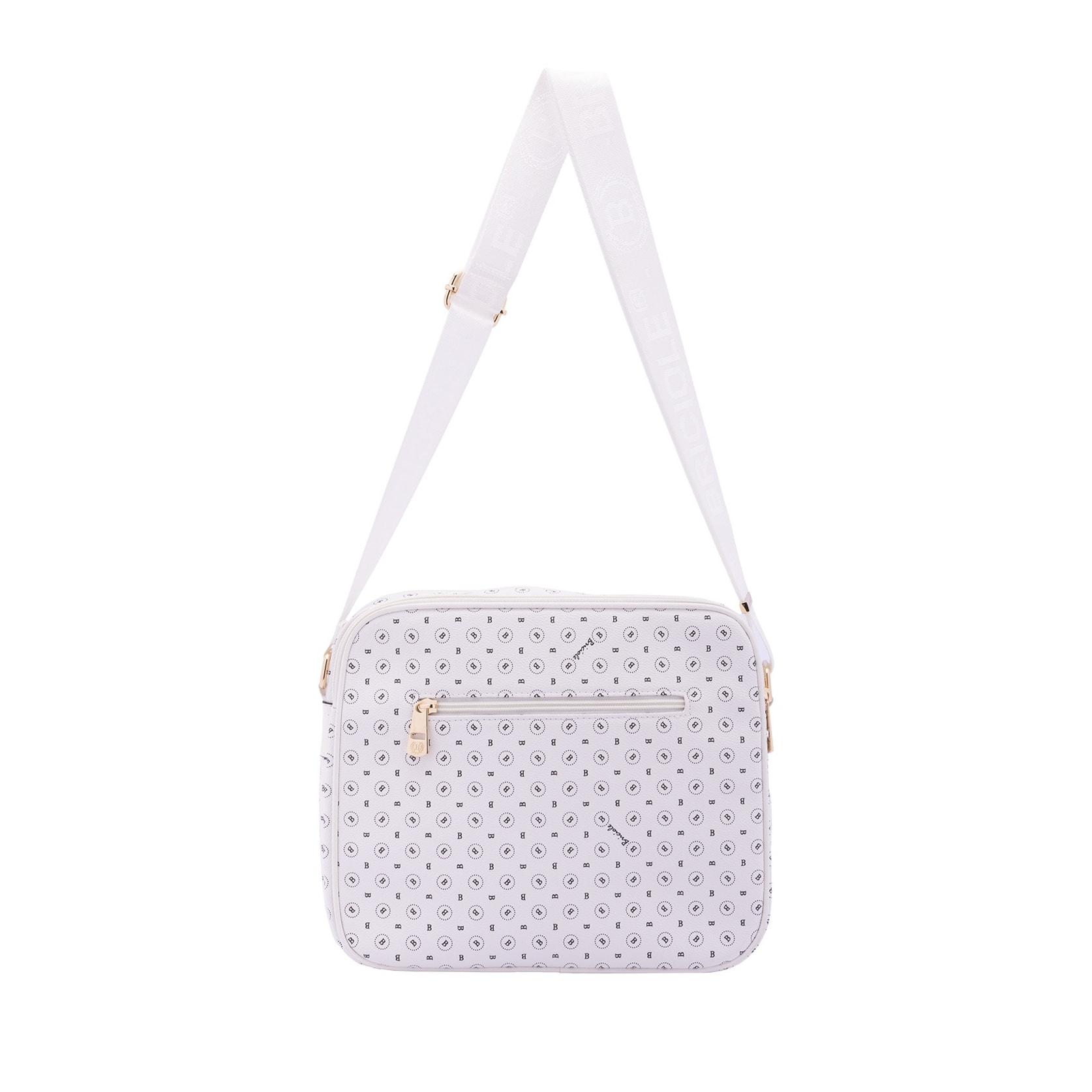 Borsa a tracolla da donna - Modello Iduna - Ecopelle e poliestere - 24.0 x 29.0 x 11.0 cm