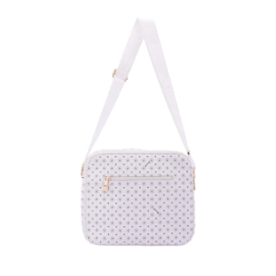 Borsa a tracolla da donna - Modello Iduna - Ecopelle e poliestere - 24.0 x 29.0 x 11.0 cm
