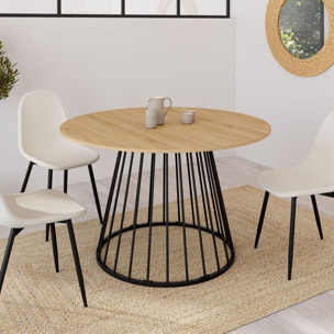 Table à manger ronde Adelle Ø120cm