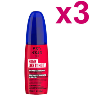 TIGI Kit Bed Head Some Like It Spray protector contra el calor caliente 3 piezas x 100 ml