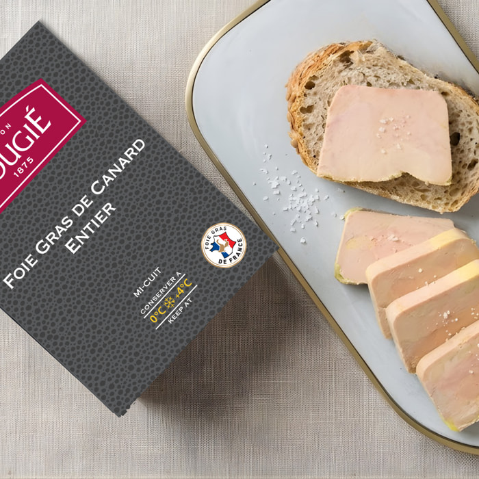Lot de 2 - Foie Gras de Canard entier 180g - mi-cuit