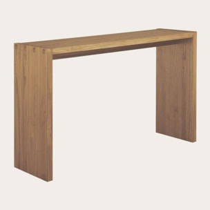 Bureau Bitam -bois massif d'araucaria-couleur lixa 120 x 75 x 35 cm