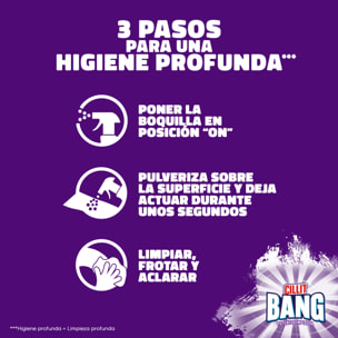 Cillit Bang - Spray Higiene Baño 750ml, pack 3 unidades x 750ml