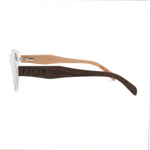 Gafas de Sol Feler 1617-3 Polarizadas de Madera Unisex 54 mm