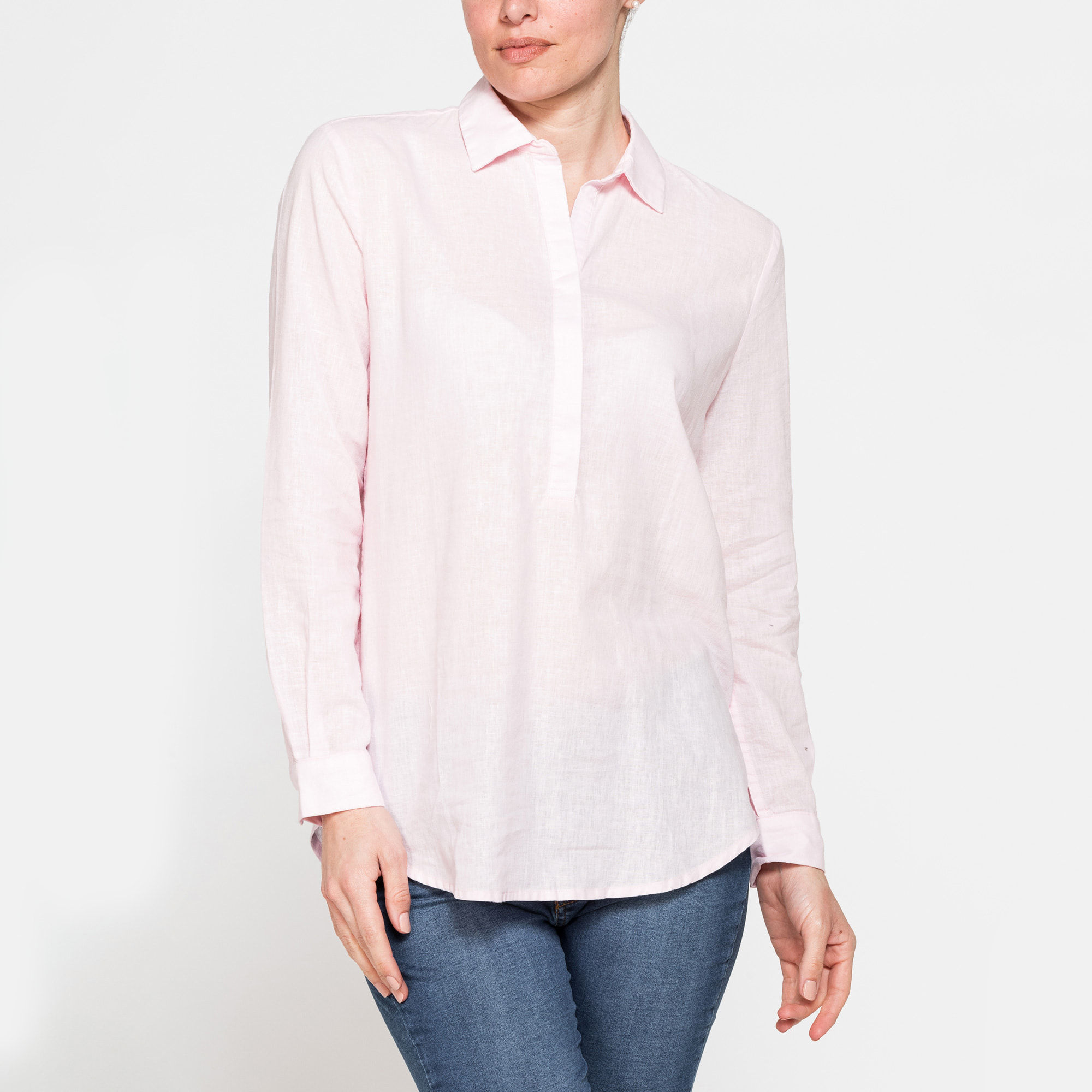 CAMICIA MODELLO SERAFINO IN TESSUTO LINO COTONE