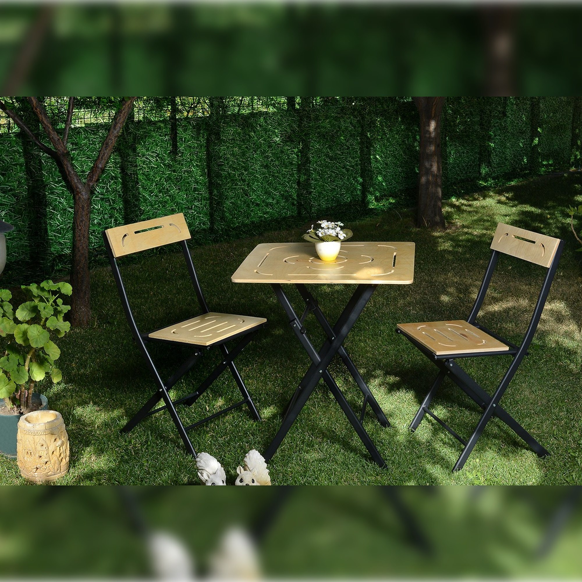 Set de mesa y sillas de (3 piezas)
