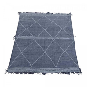 Authentique tapis artisanal Berbère en laine