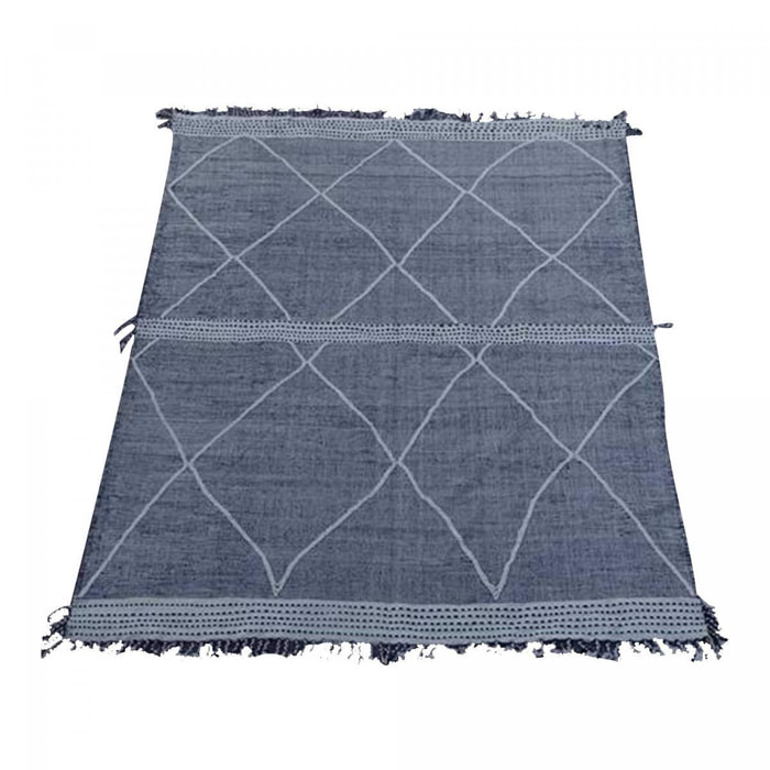 Authentique tapis artisanal Berbère en laine