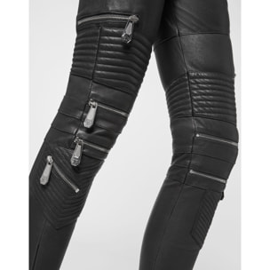 PHILIPP PLEIN Leather Trousers