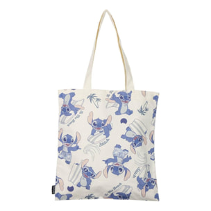 Bolsa de compras stitch azul 36 x 39 x 0,4 cm