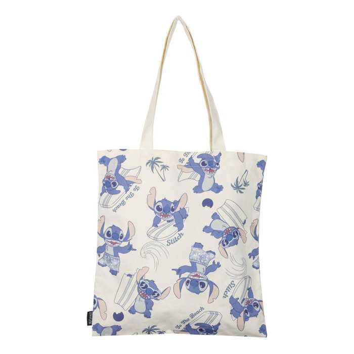 Bolsa de compras stitch azul 36 x 39 x 0,4 cm