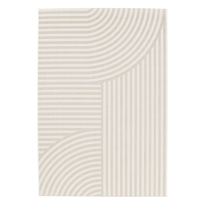 Tapis intérieur/extérieur motif arches beige BELLAMY