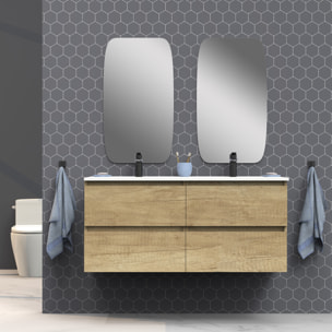 Conjunto de baño IRONA 2C, 140cm, incluye lavabo y espejo