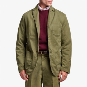 Vestiti Sebago Uomo Donna Verde Nashville Twill