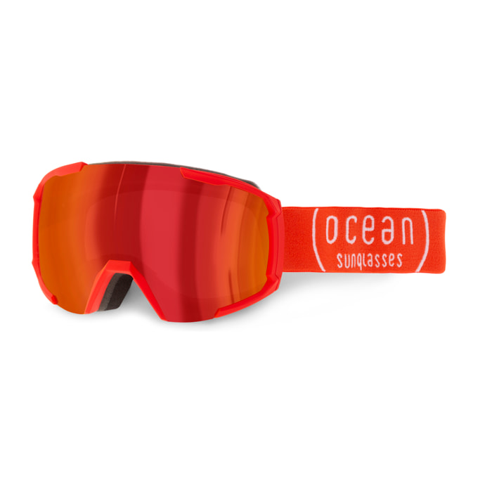 Gafas de esquí OCEAN KALNAS - Rojo / Revo roja
