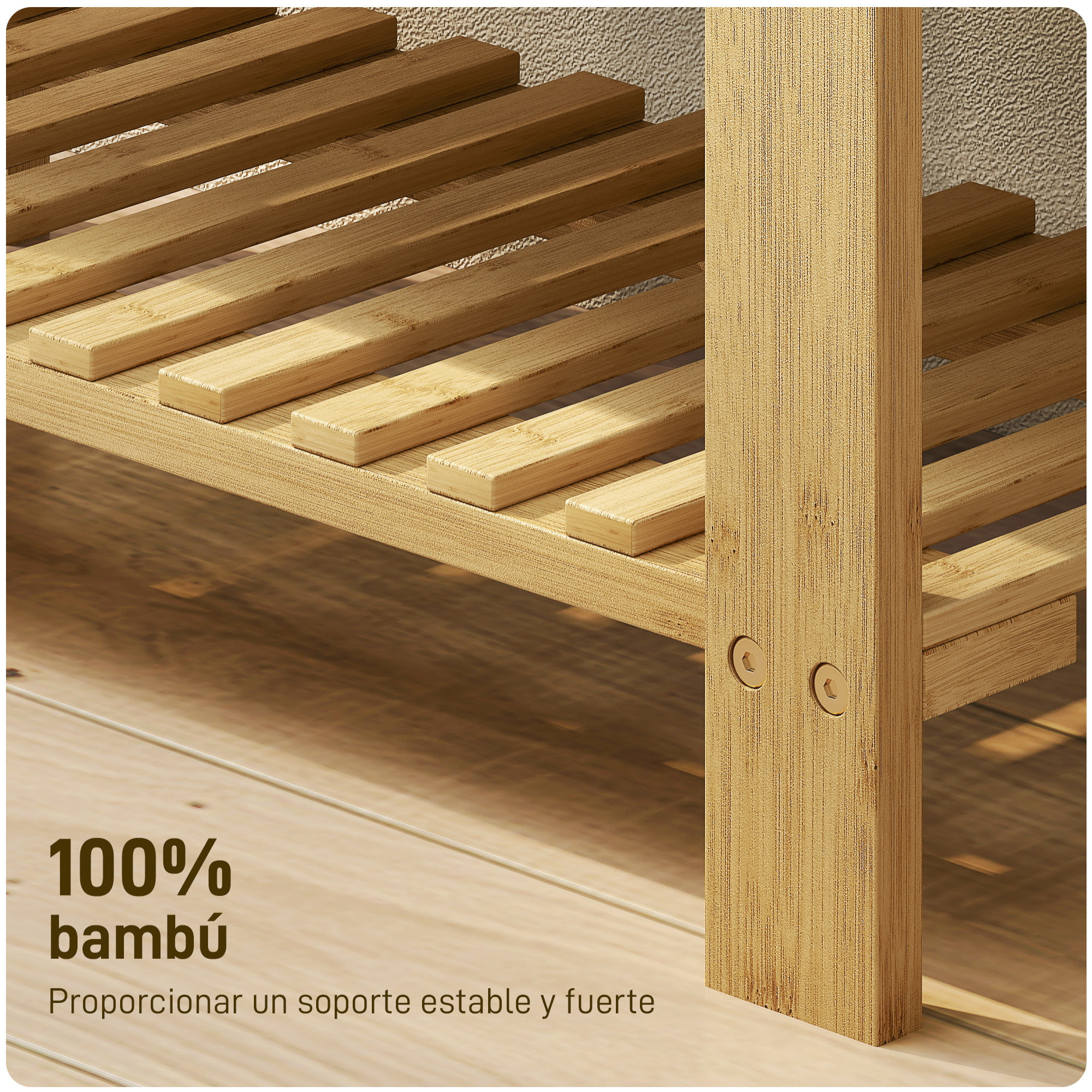 Banco Zapatero de Bambú Zapatero con Asiento Acolchado 2 Estantes para 6 Pares de Zapatos para Entrada Dormitorio 60x29x49 cm Natural y Gris