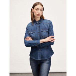 Motivi - Camicia in denim - Blu