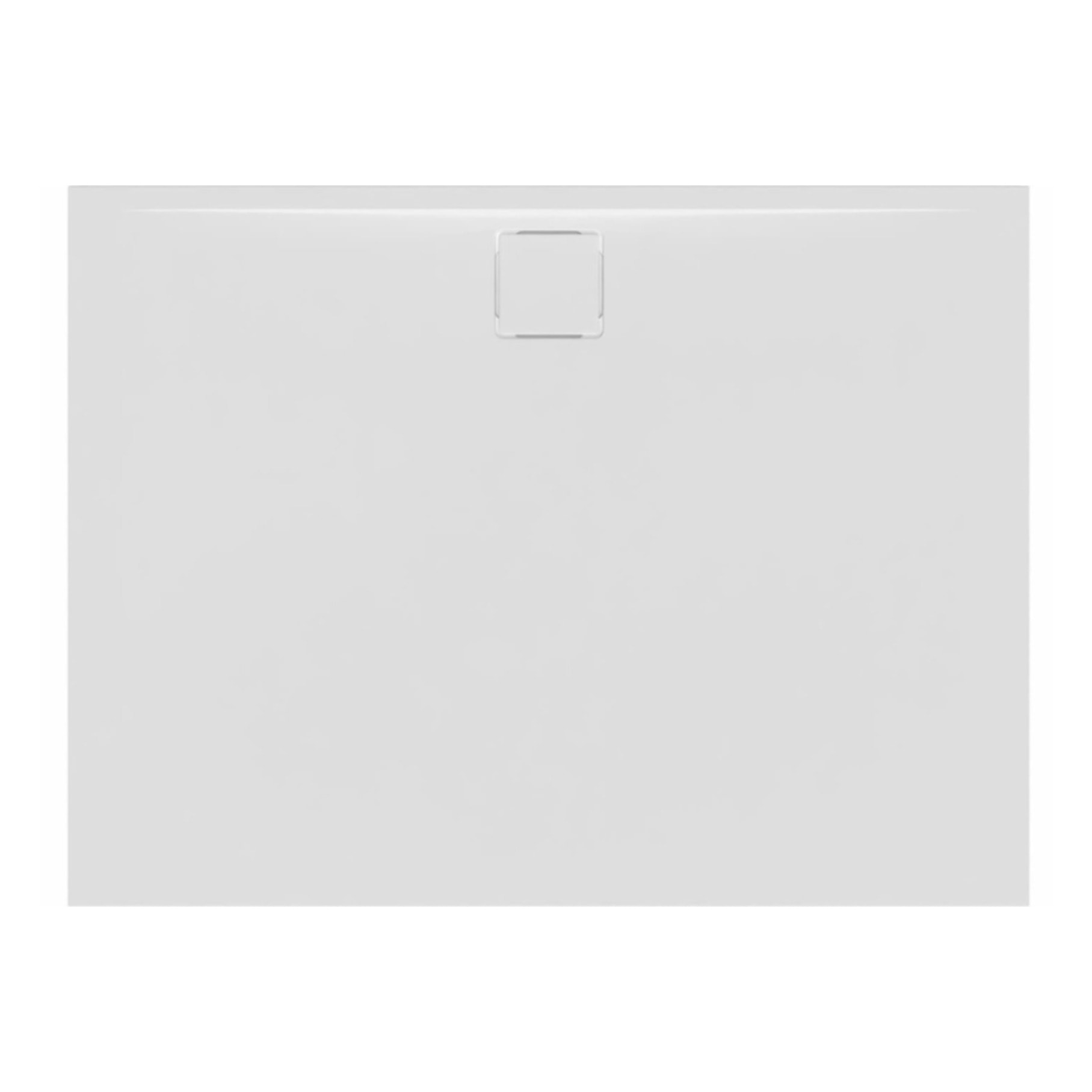 Vision Receveur de douche 100x90cm + Siphon Eslim90. Marbre coulé, blanc (SATSVVI10090B-S)