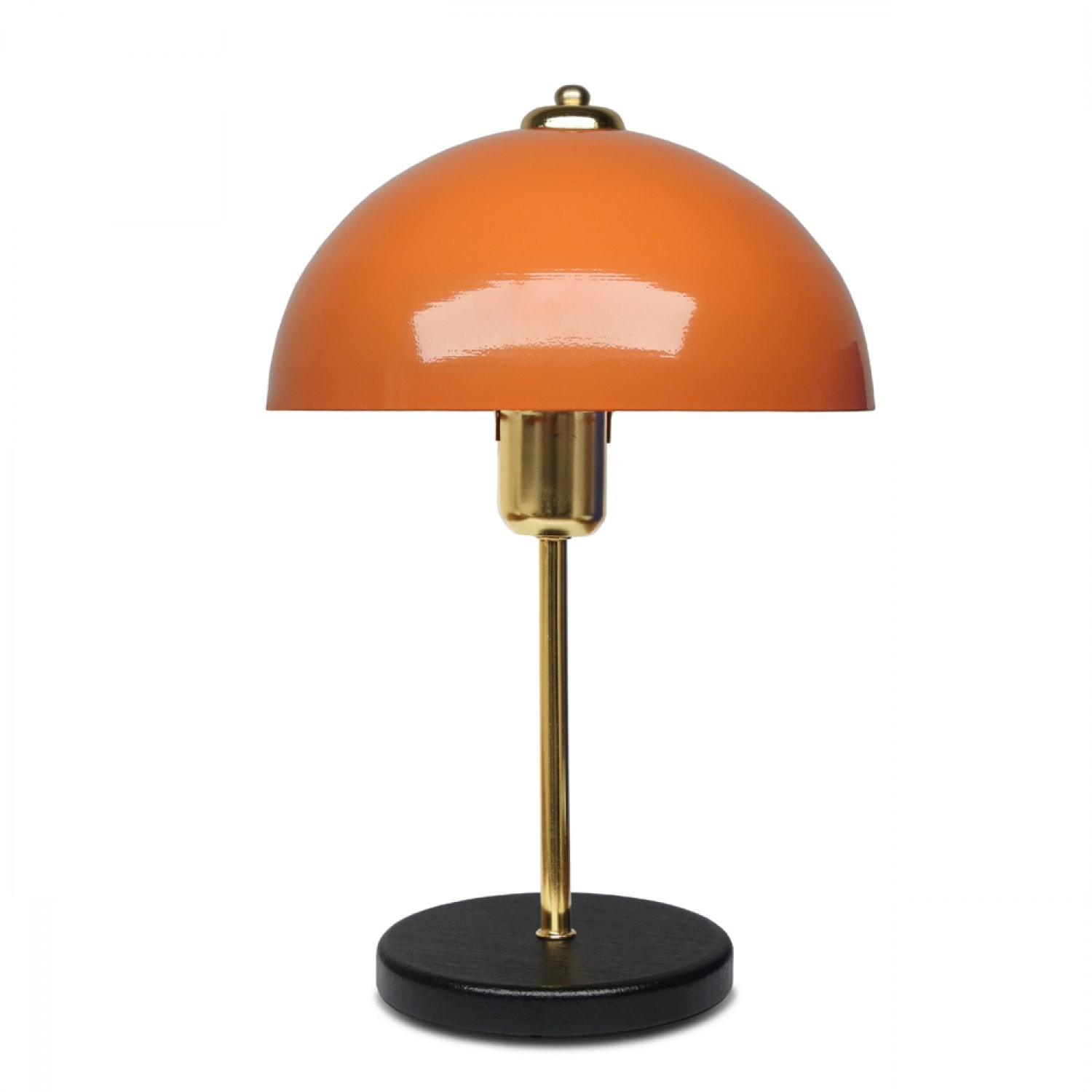 AMORE Lampe de table champignon orange 38cm