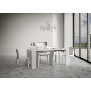 Consola extensible 90x42/302 cm Mia Fresno Blanco