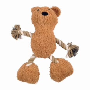 Jouet peluche ours sonore pour chien - Marron Brun