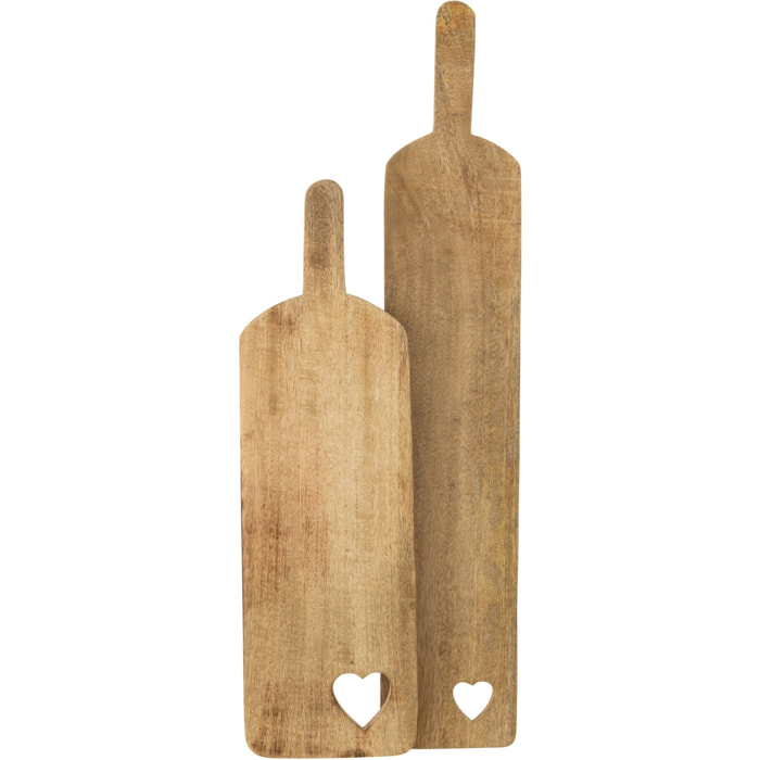 J-Line planche à découper Rectangle - bois - marron - large