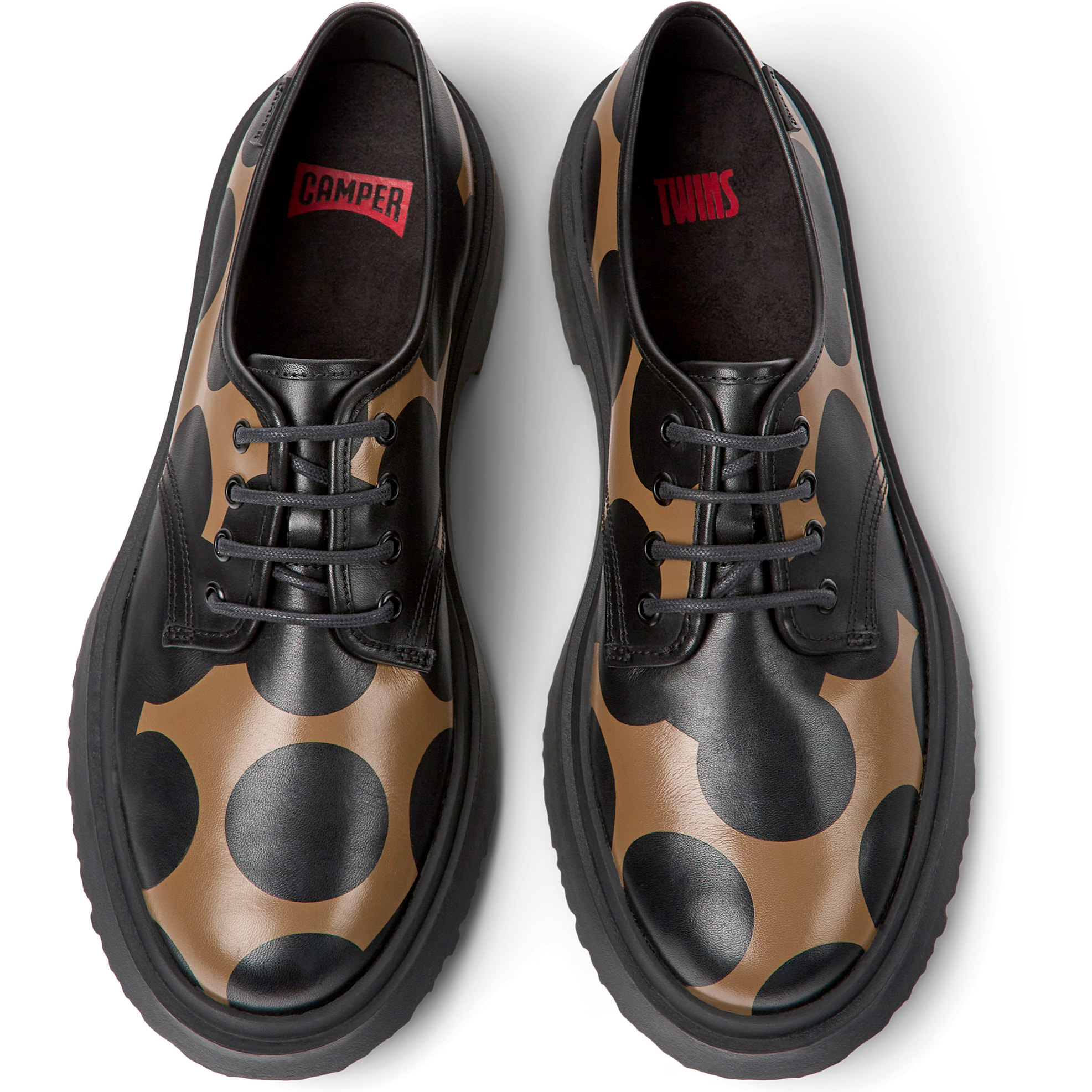 Scarpe stringate - CAMPER Walden Twins - Multicolore - Pelle liscia