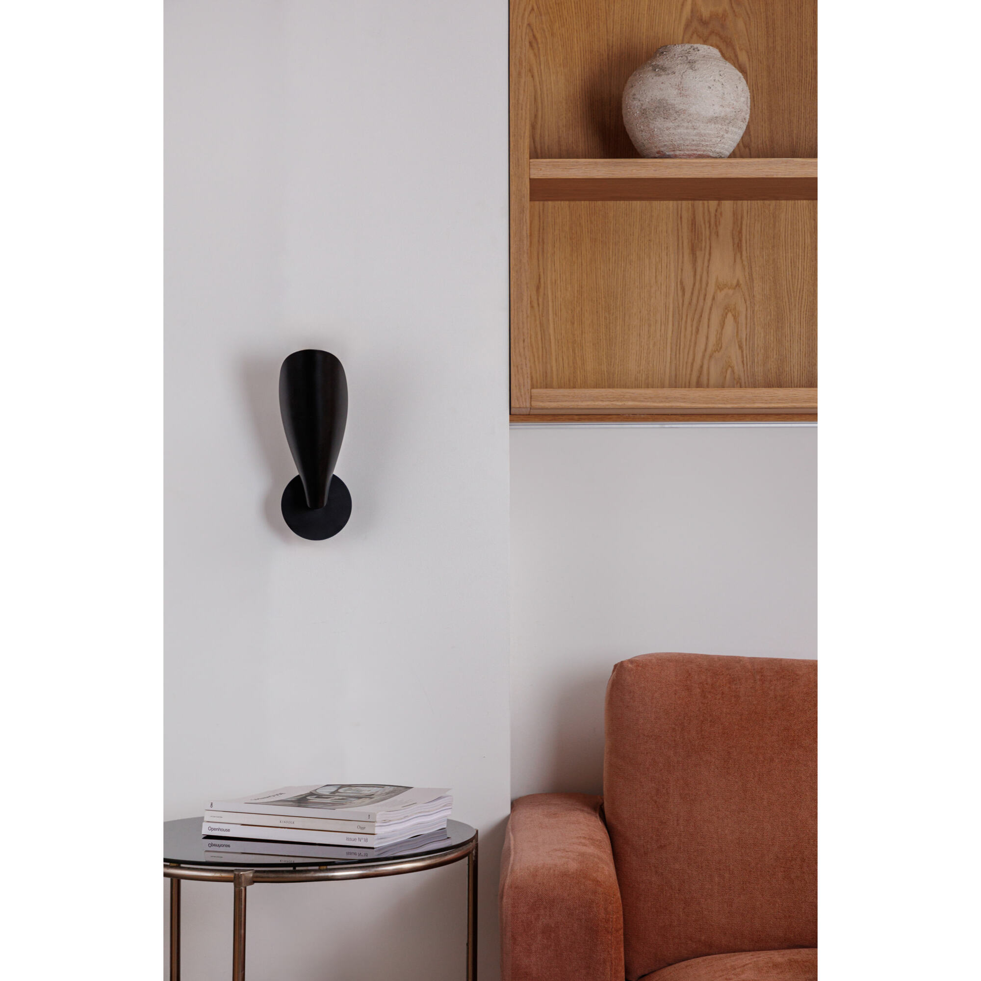 LIGGERA Aplique negro