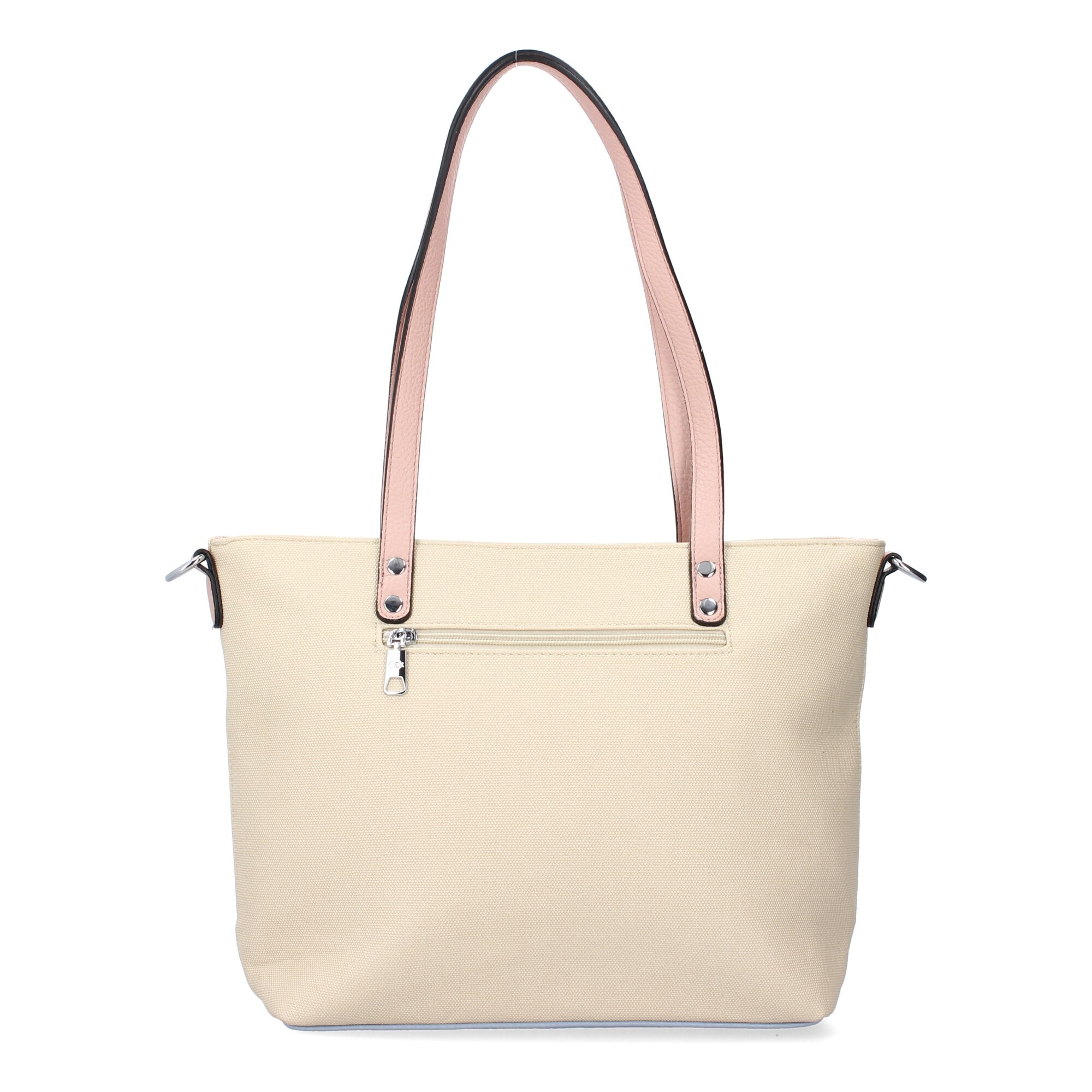 Bolso de hombro para Mujer, diseño moderno, Compartimento Principal con Cremallera, Bolsillo Frontal con boton de iman