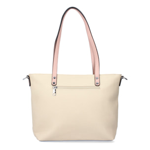 Bolso de hombro para Mujer, diseño moderno, Compartimento Principal con Cremallera, Bolsillo Frontal con boton de iman