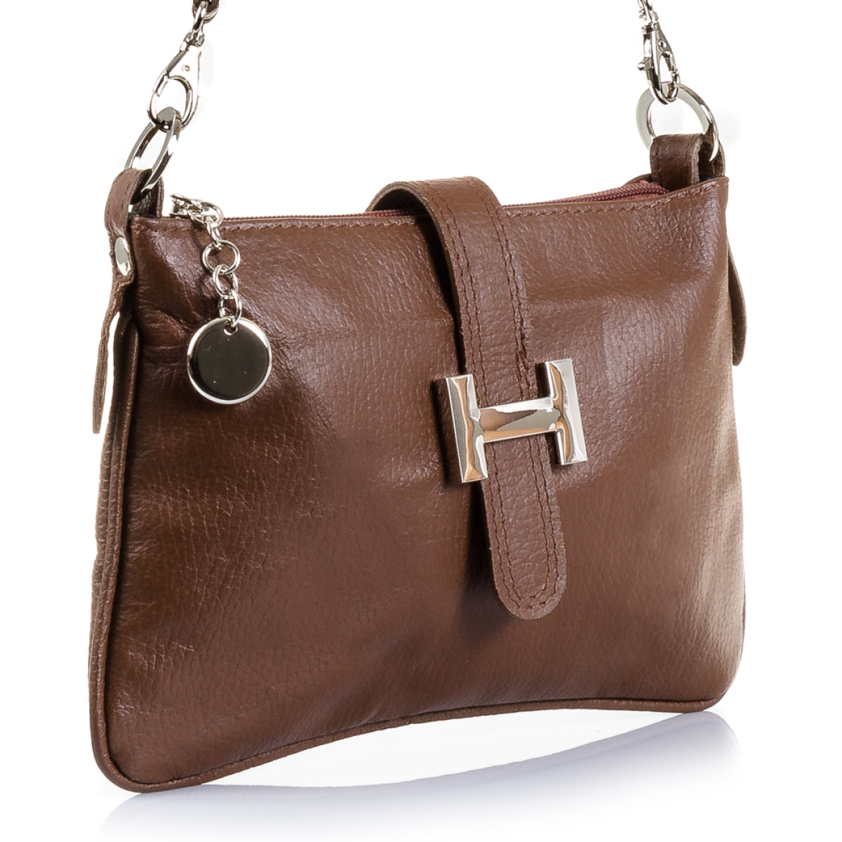 Allerona Bolso de mano Mujer.Piel auténtica Dollaro