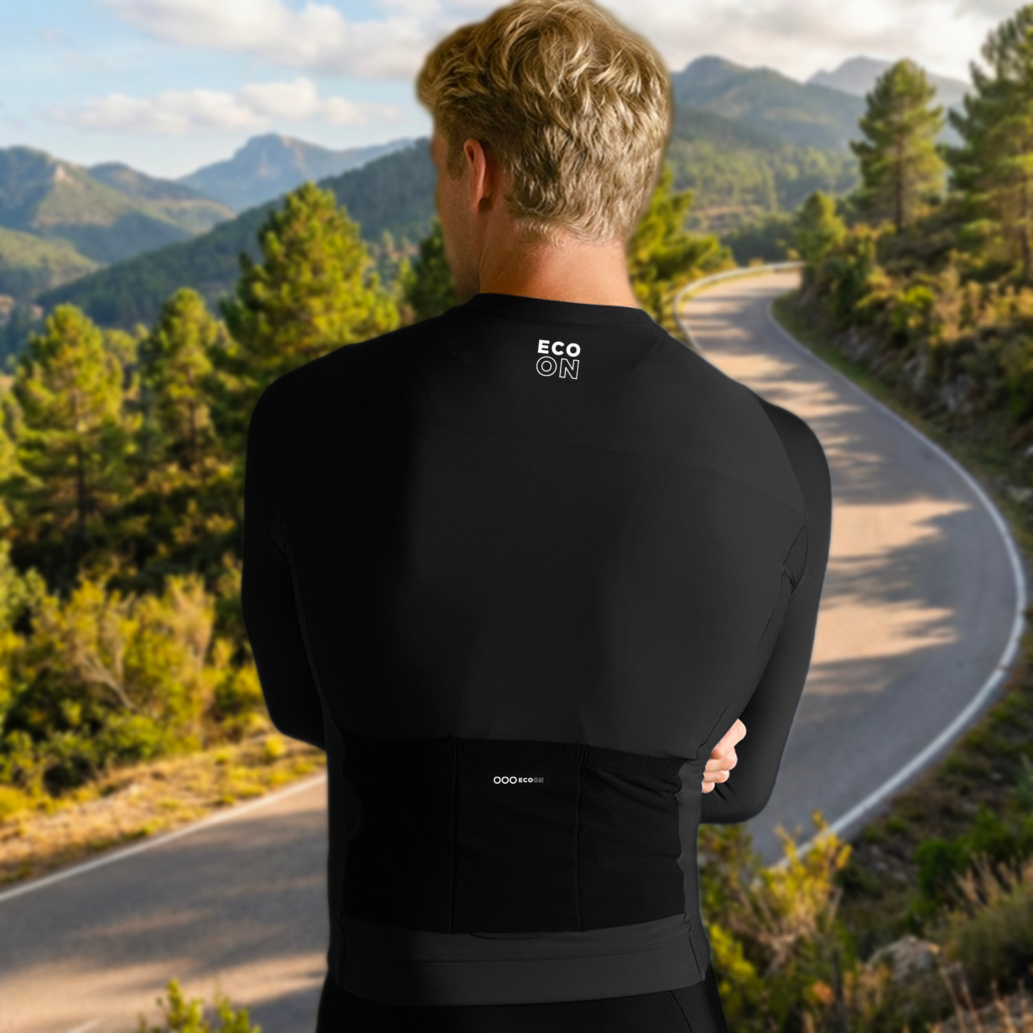 Maglia da ciclismo uomo ECOON PRO Bonneville - Nero