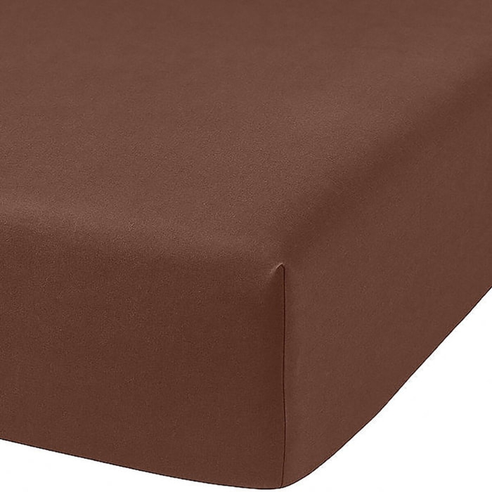 Drap Housse - Bonnet:25cm Marron