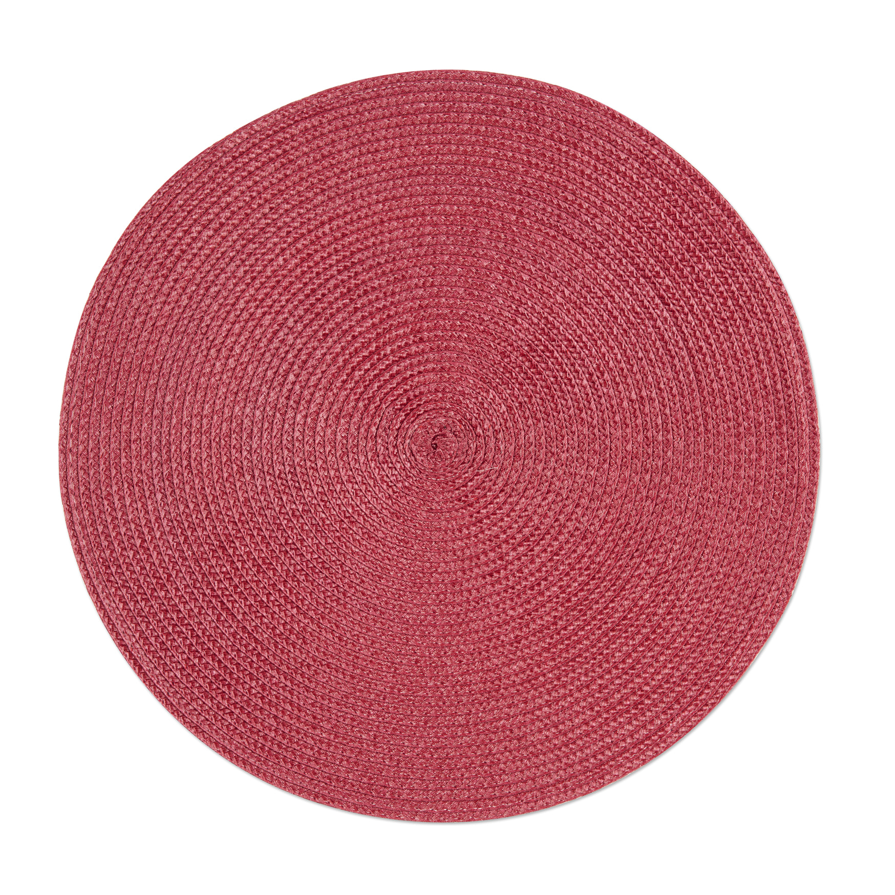 Set 6 tovagliette tonde 36 cm Excelsa – Round, Polipropilene Rosso