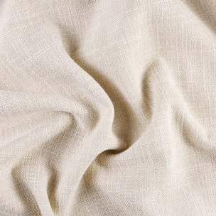 Rideau thermique et obscurcissant à envers polaire à oeillets - Ivoire