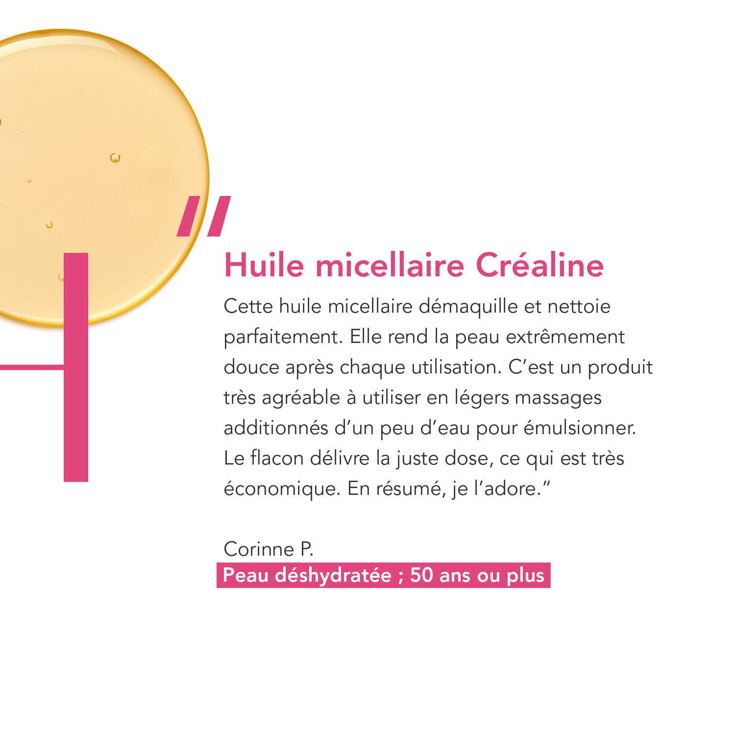 Créaline - Huile Micellaire