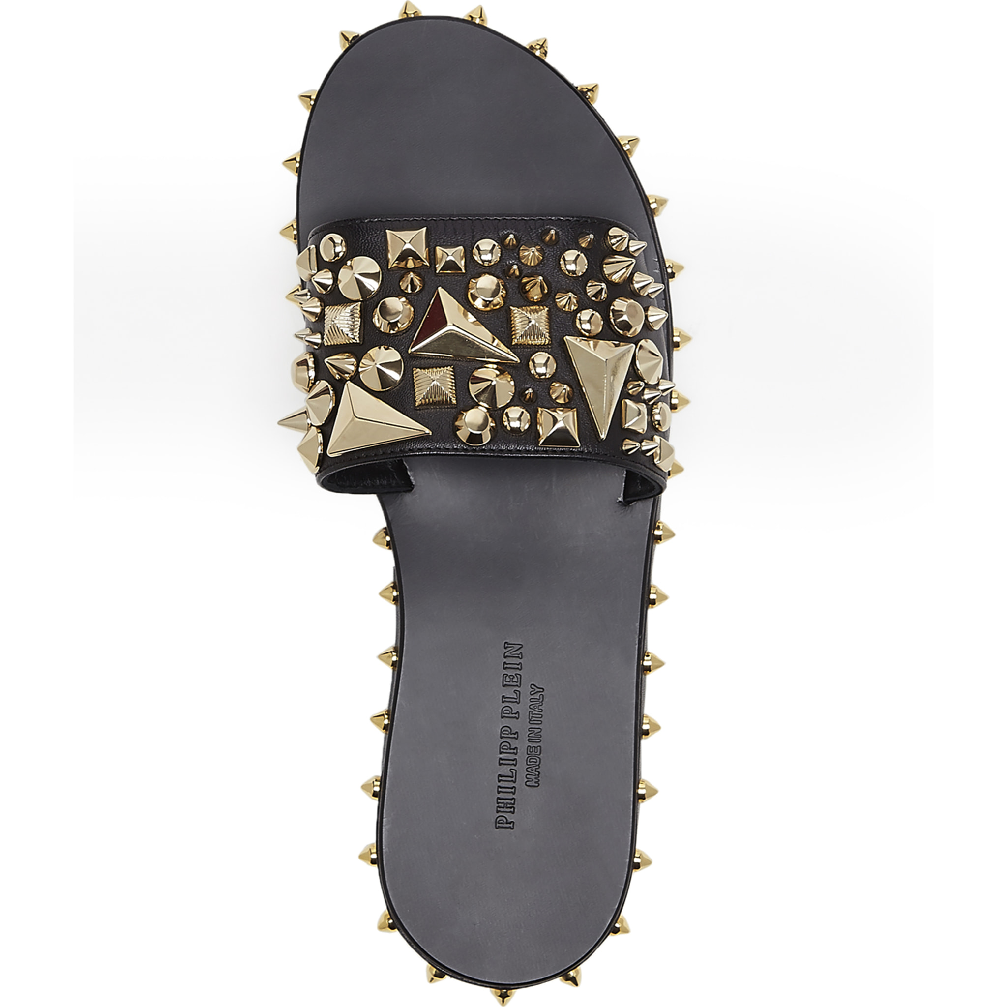 PHILIPP PLEIN Sandals Flat "You're my wonderwall"