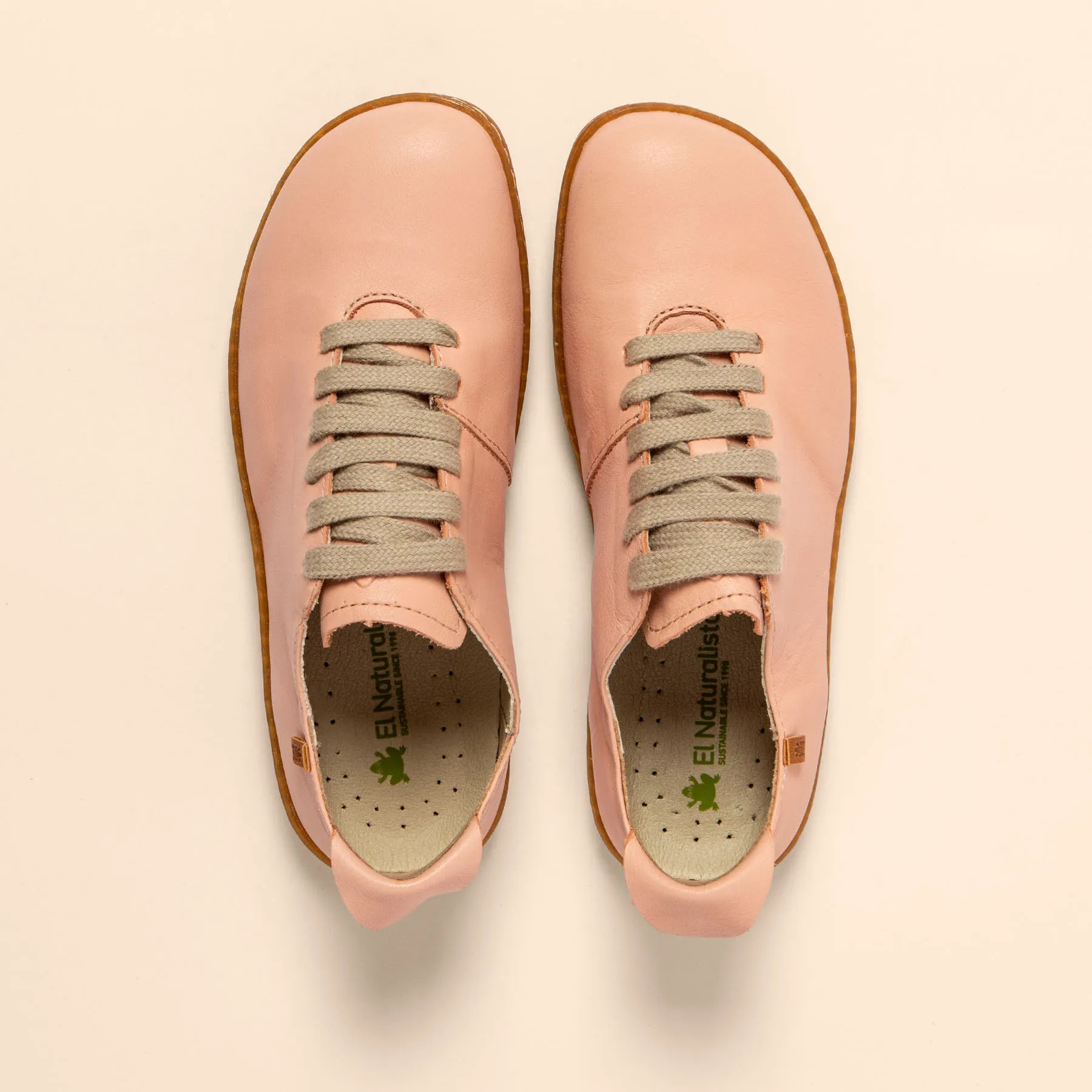 Zapatillas N296 SOFT NAPPA SALMON/EL VIAJERO color Salmon