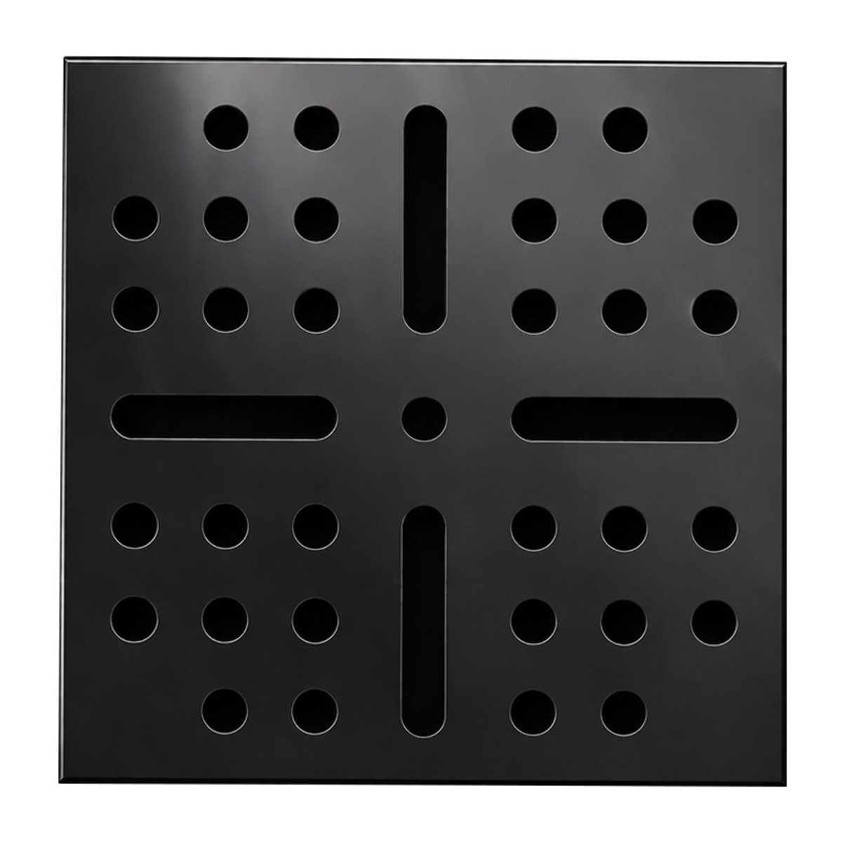 Bonde à sortie HORIZONTALE pour receveur à carreler RAINY et HIGH RAINY - Grille Inox Noir
